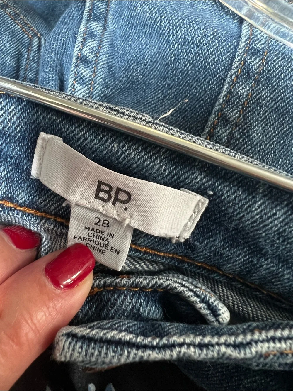 Women's Distressed Blue Denim Jean Shorts